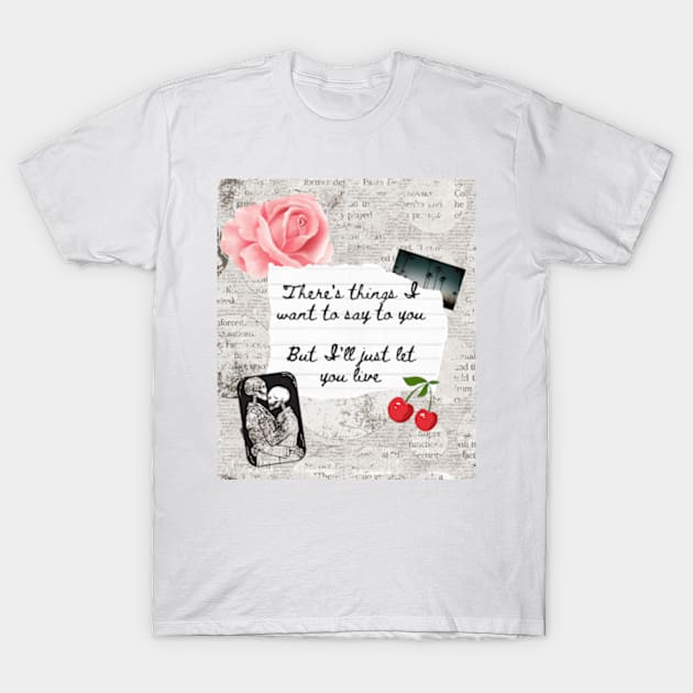 Cinnamon Lana LDR Lyrics Print T-Shirt by madiwestdal